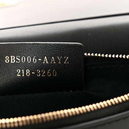 Fendi Vitello King Tamponato Logo Embossed Medium Wallet On Chain Black 7 of 11