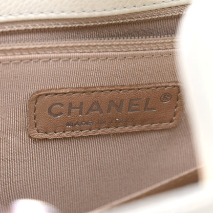 Chanel Caviar Quilted Petit Shopping Tote PST Light Beige 6 of 12