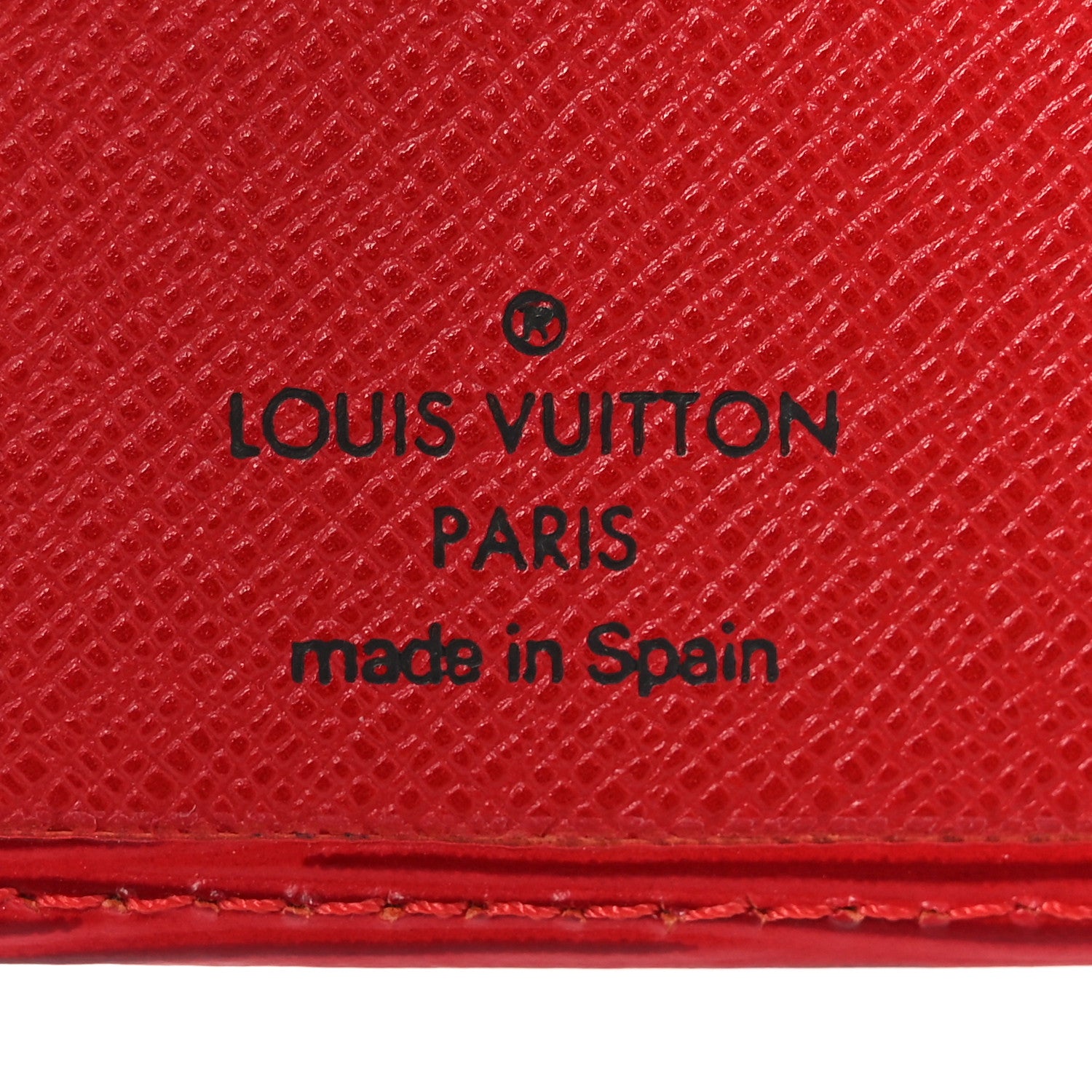 Louis Vuitton Epi Checkbook Organizer Wallet Castillan Red 6 of 6
