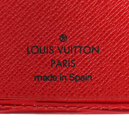 Louis Vuitton Epi Checkbook Organizer Wallet Castillan Red 6 of 6