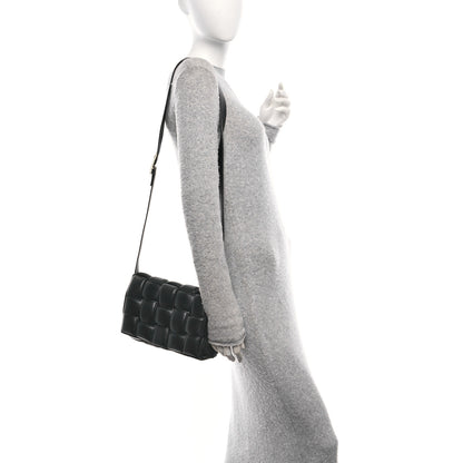 Bottega Veneta Nappa Maxi Intreccio Padded Cassette Crossbody Bag Black 3 of 9