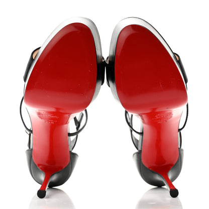 Christian Louboutin Kid Choca 130 Platform Sandals 39.5 Black 5 of 9