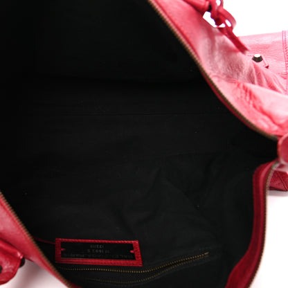 Balenciaga Agneau Classic Hardware Work Vermillion 4 of 5