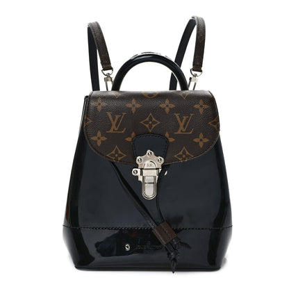 Louis Vuitton Patent Monogram Hot Springs Backpack Black 1 of 8