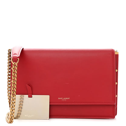 Saint Laurent Smooth Calfskin Zoe Chain Bag Eros Red 1 of 13