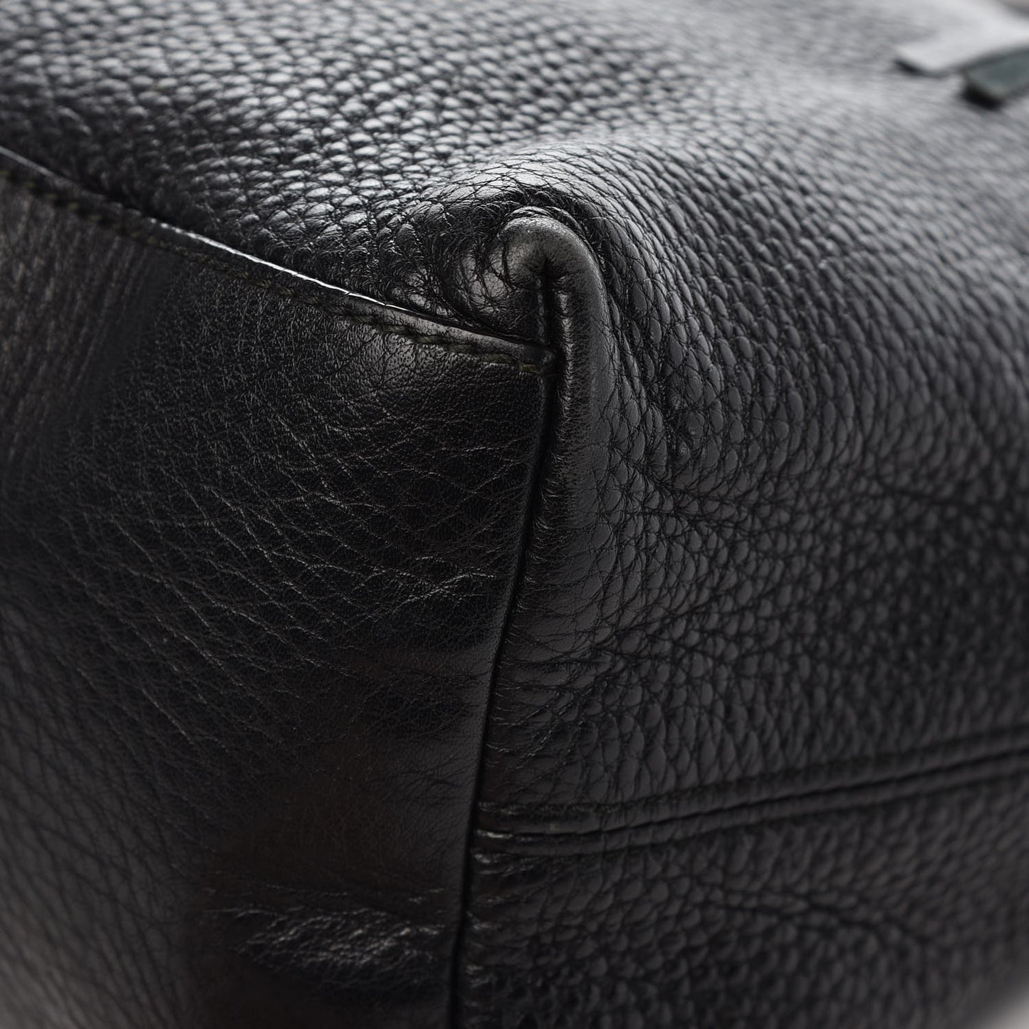 Pebbled Calfskin Medium Soho Chain Shoulder Bag Black