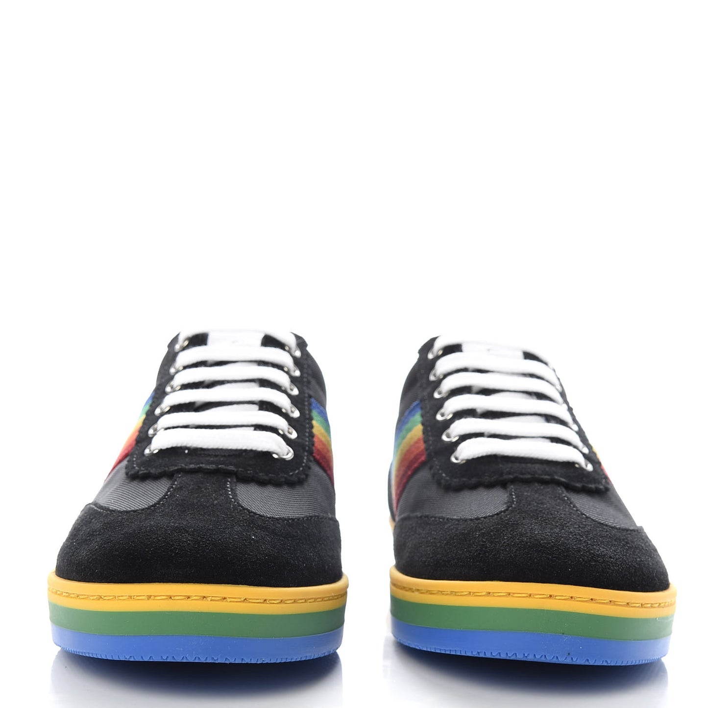 Suede Rainbow Womens G74 Sneakers 35 Black