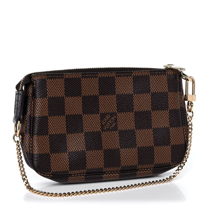 Louis Vuitton Damier Ebene Mini Pochette Accessories 3 of 14