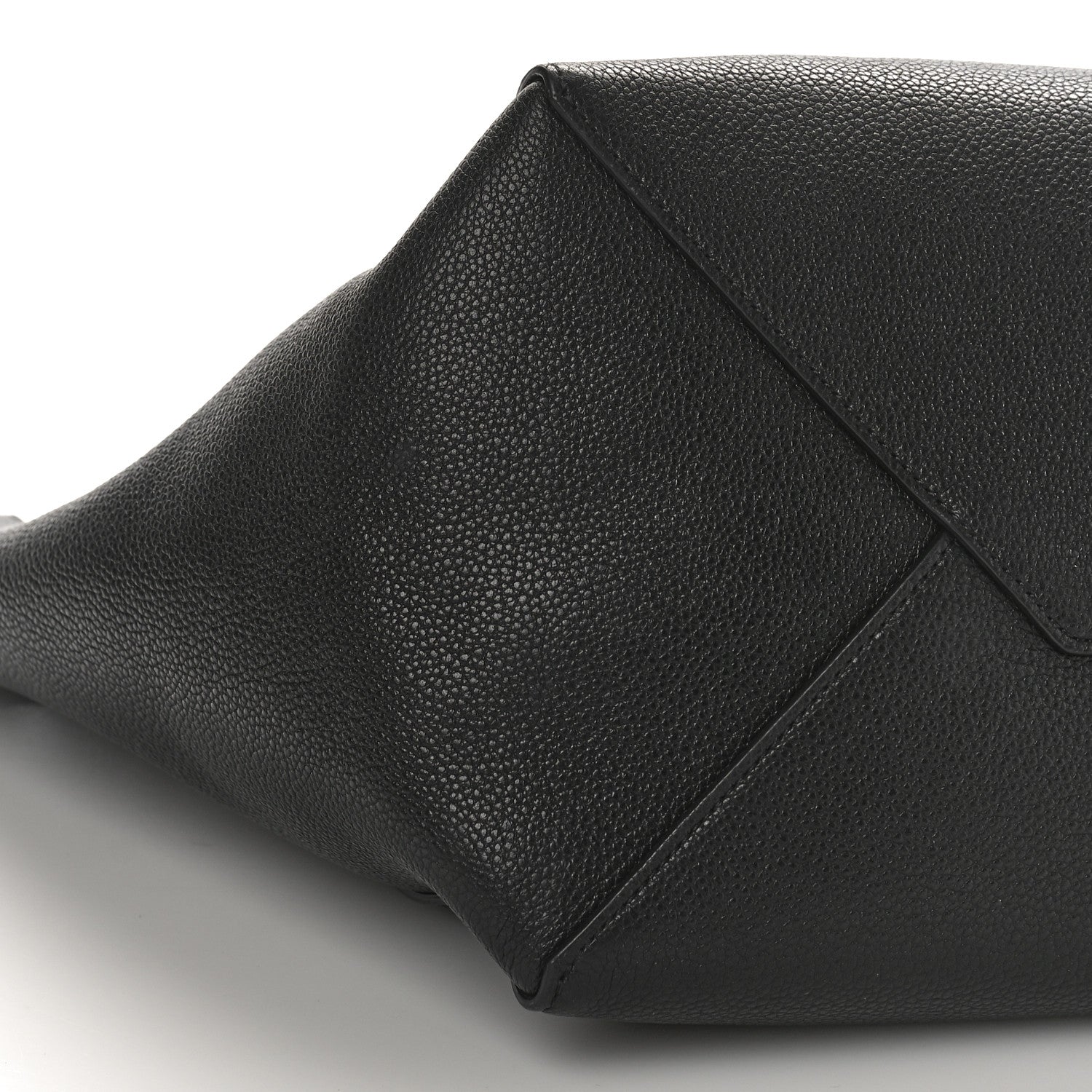 Celine Soft Grained Calfskin Medium Belt Cabas Phantom Black 7 of 8