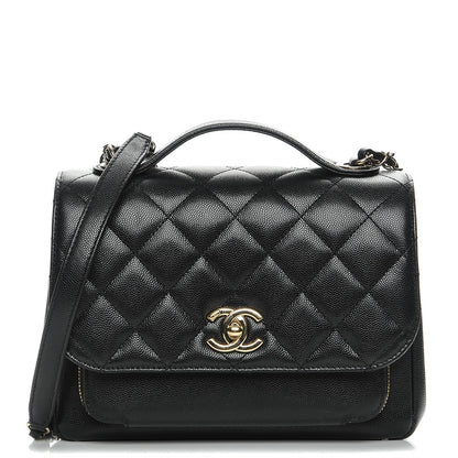 Chanel Caviar Quilted Small Business Affinity Flap Black 1 of 8