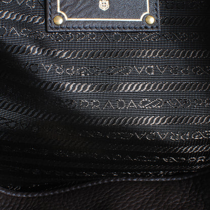 Prada Vitello Daino Tote Teak 10 of 11