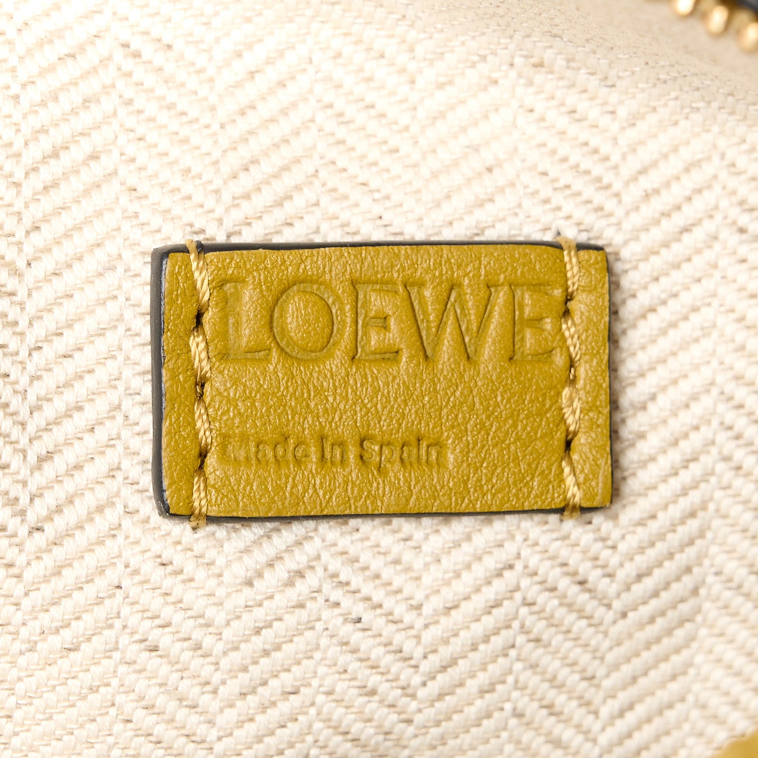 Loewe Calfskin Mini Puzzle Bag Ochre 6 of 11