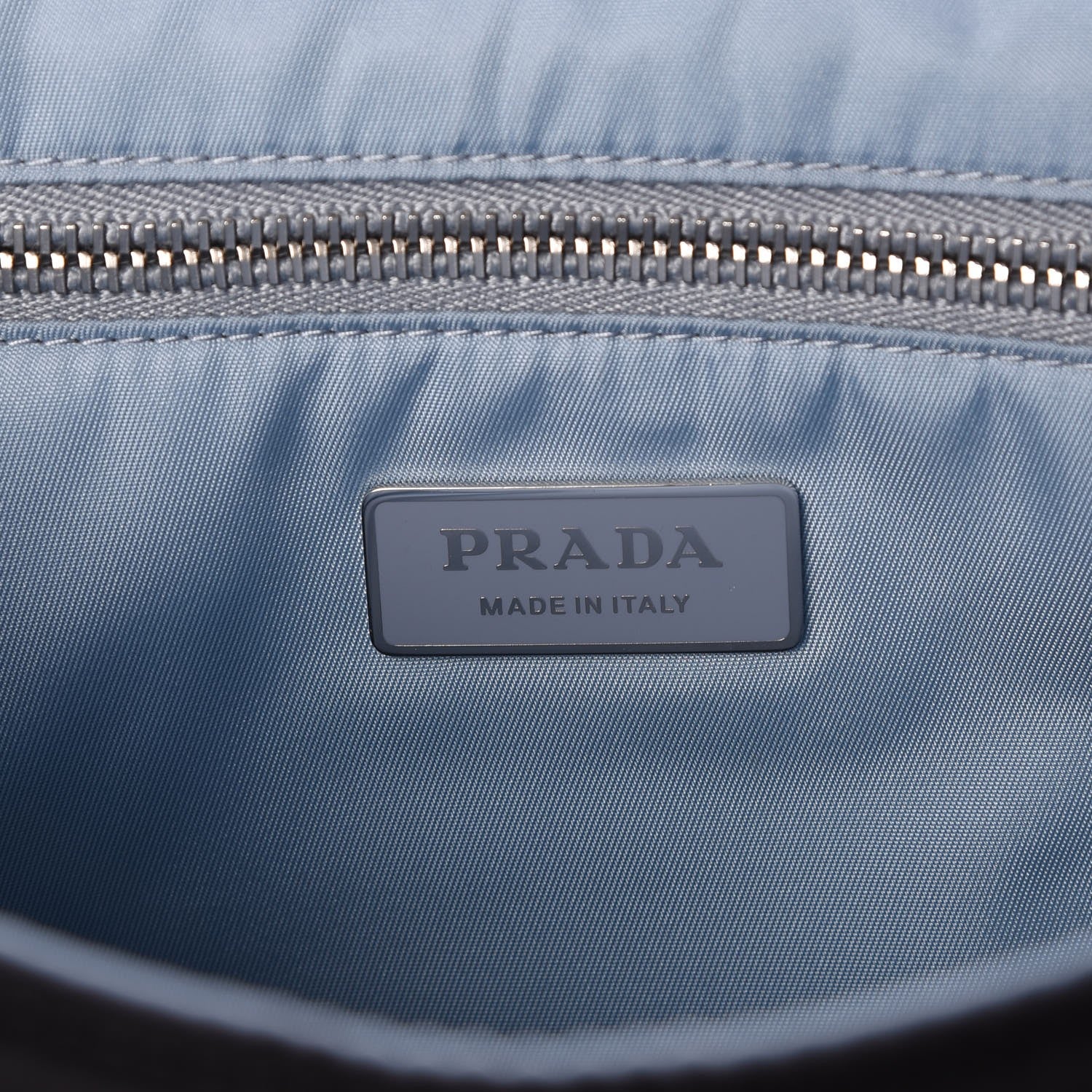 Prada Nylon Tessuto Studded Small Etiquette Bag Black Astrale 6 of 8