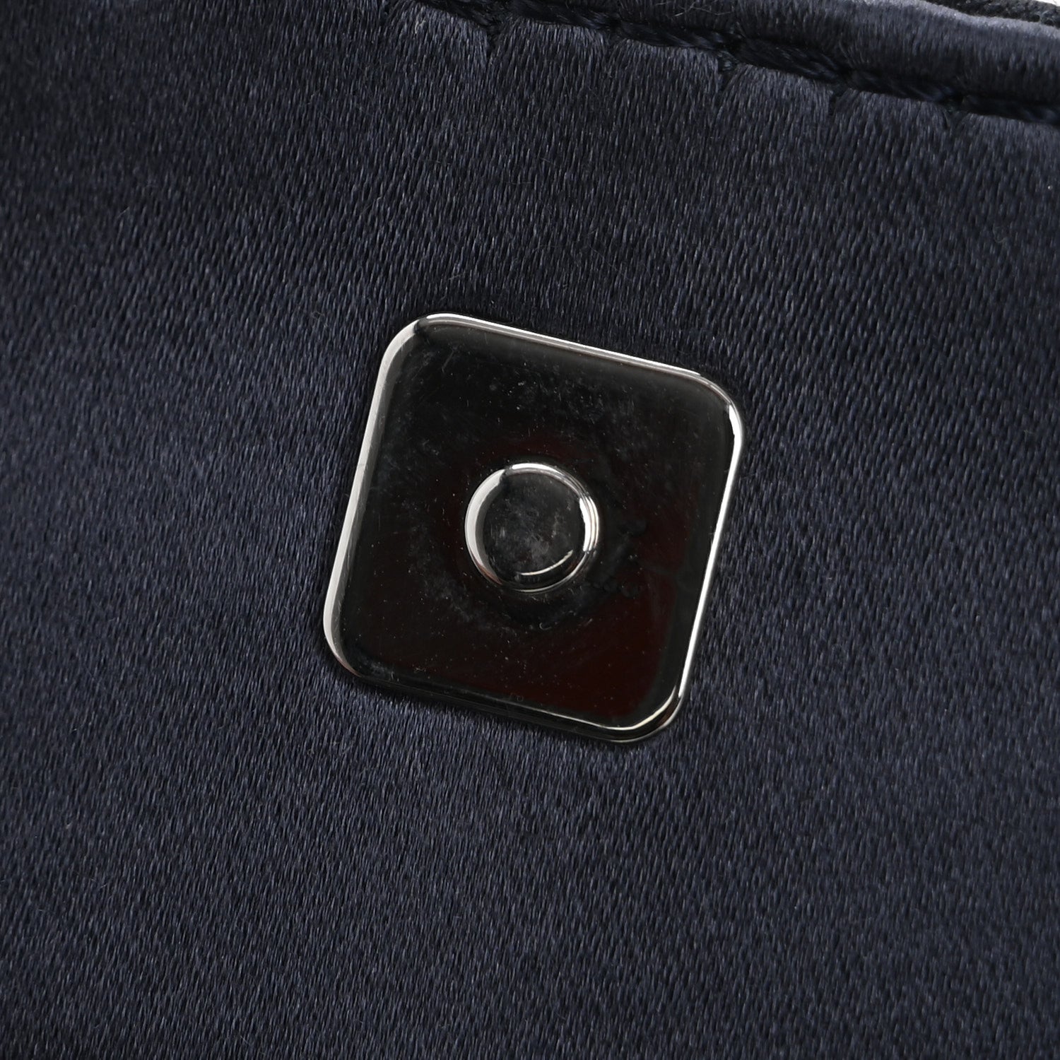 Fendi Sequin Paillettes Shiny Nappa Sex and the City Nano Maxi Buckle Baguette Charm Midnight 12 of 12