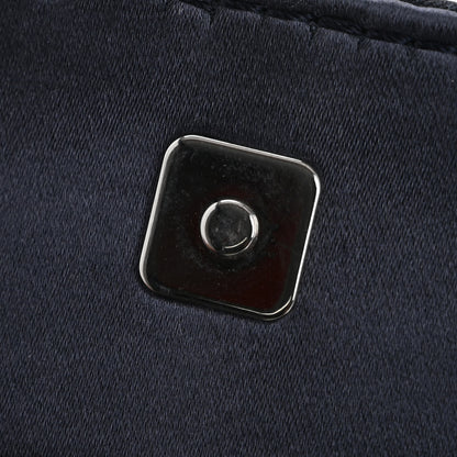 Fendi Sequin Paillettes Shiny Nappa Sex and the City Nano Maxi Buckle Baguette Charm Midnight 12 of 12