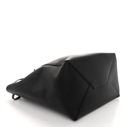 Celine Soft Grained Calfskin Medium Belt Cabas Phantom Black 4 of 11