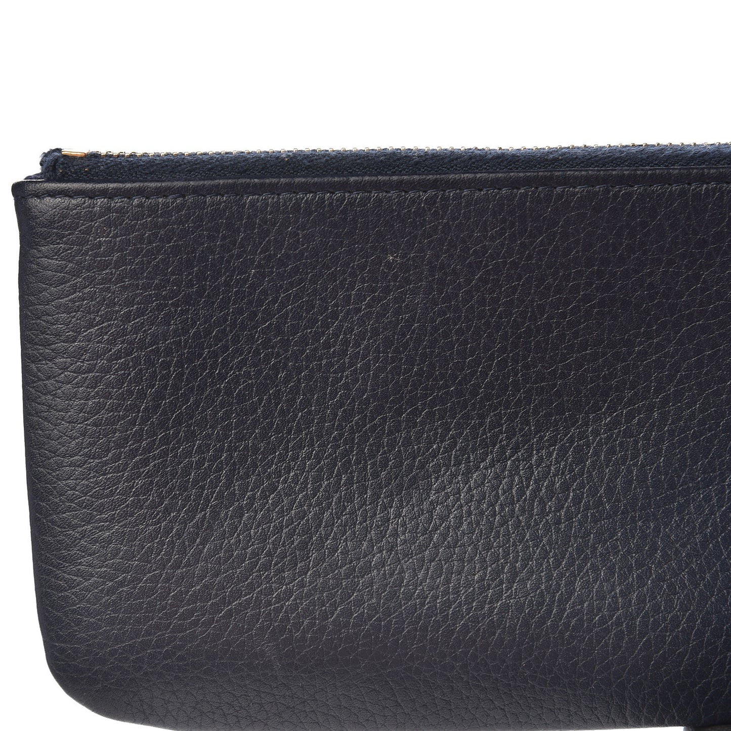 Grained Calfskin Small Neo Executive Cosmetic Case Black