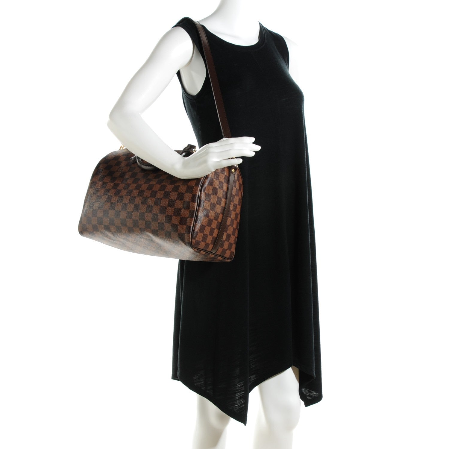 Louis Vuitton Damier Ebene Speedy Bandouliere 30 2 of 8