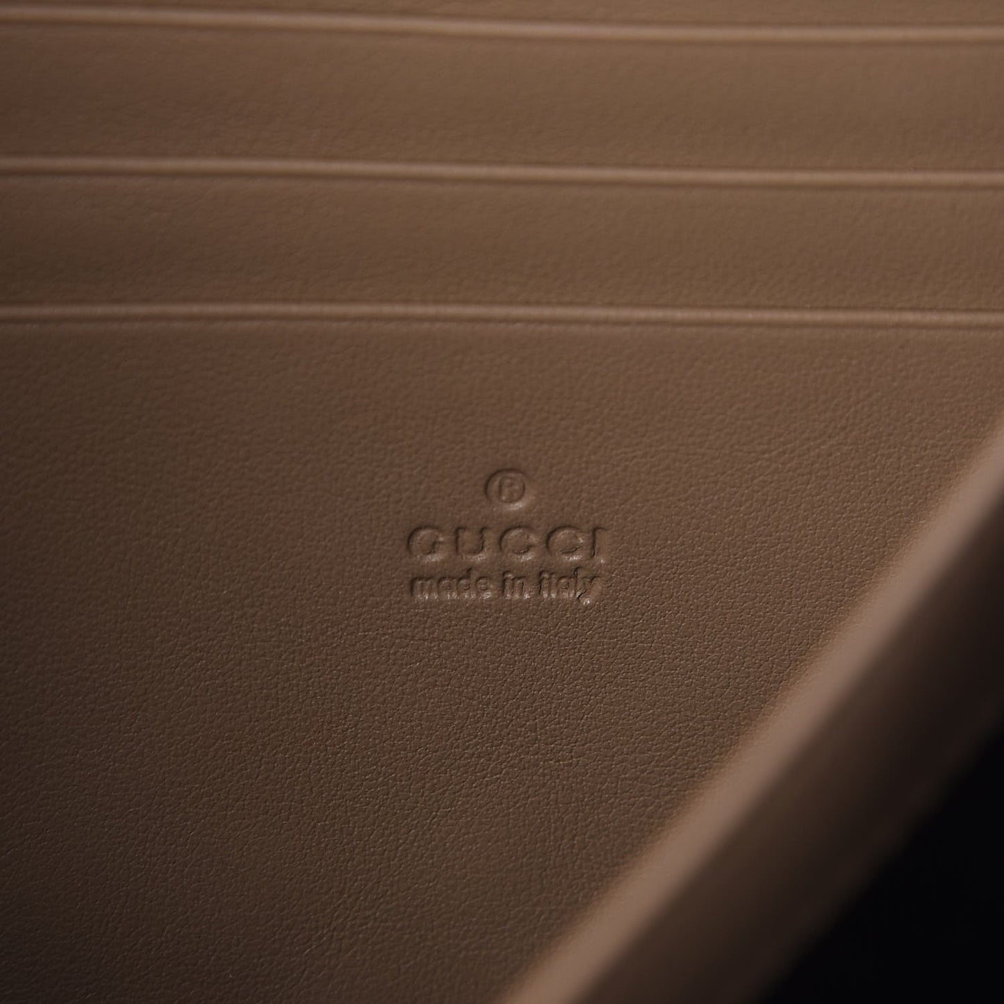 GG Supreme Monogram Mini Dionysus Chain Wallet Beige Taupe