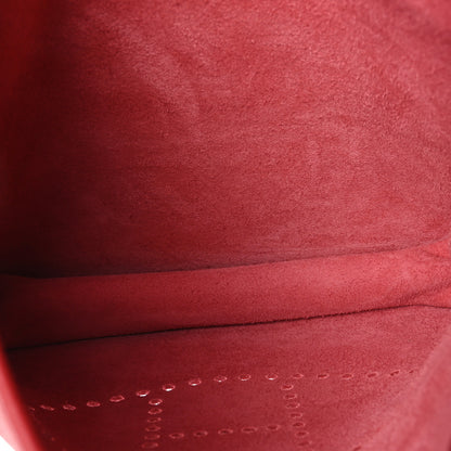Hermes Taurillon Clemence Evelyne III GM Rouge Garance 5 of 10