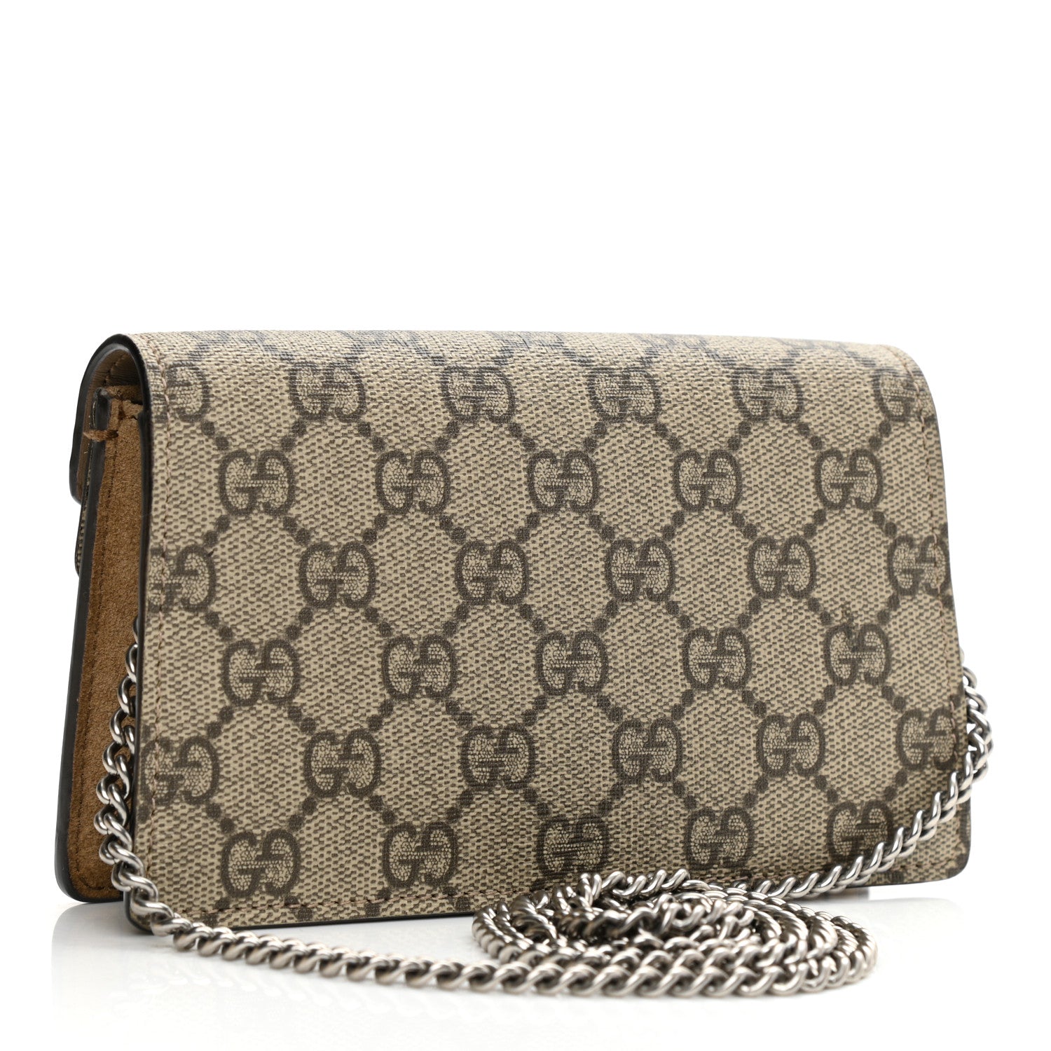 Gucci GG Supreme Monogram Super Mini Dionysus Shoulder Bag Taupe 3 of 11