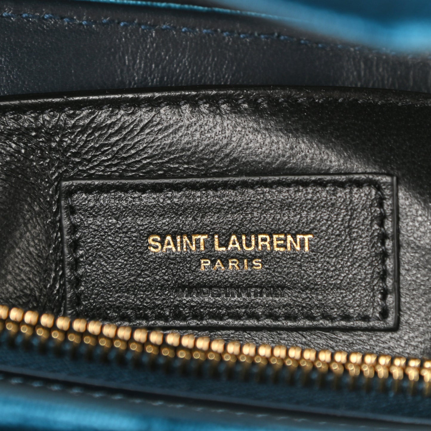 Velvet Y Quilted Monogram Small Loulou Chain Satchel Medium Blue
