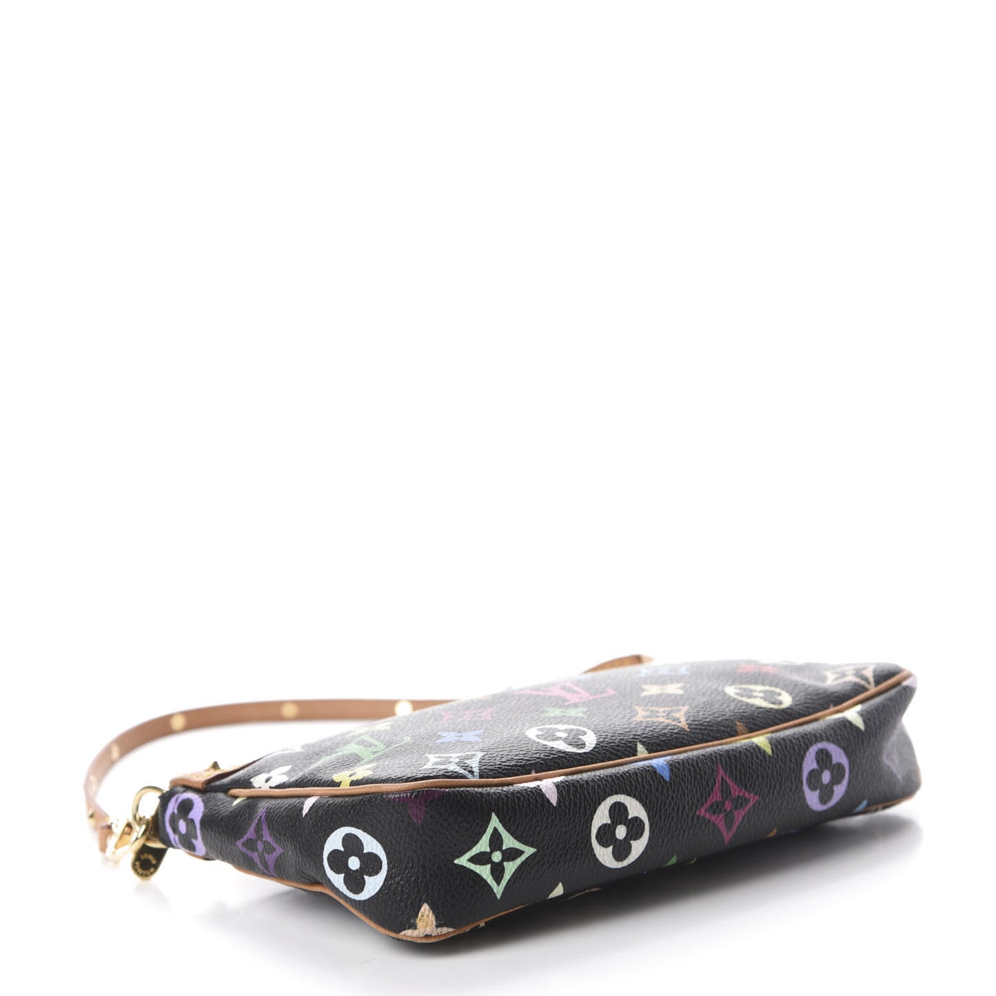 Monogram Multicolor Pochette Accessories Black