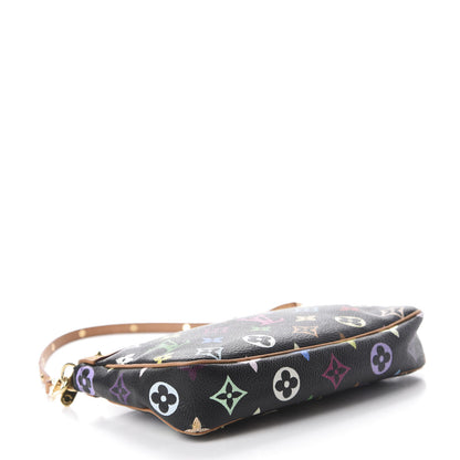 Louis Vuitton Monogram Multicolor Pochette Accessories Black 4 of 10