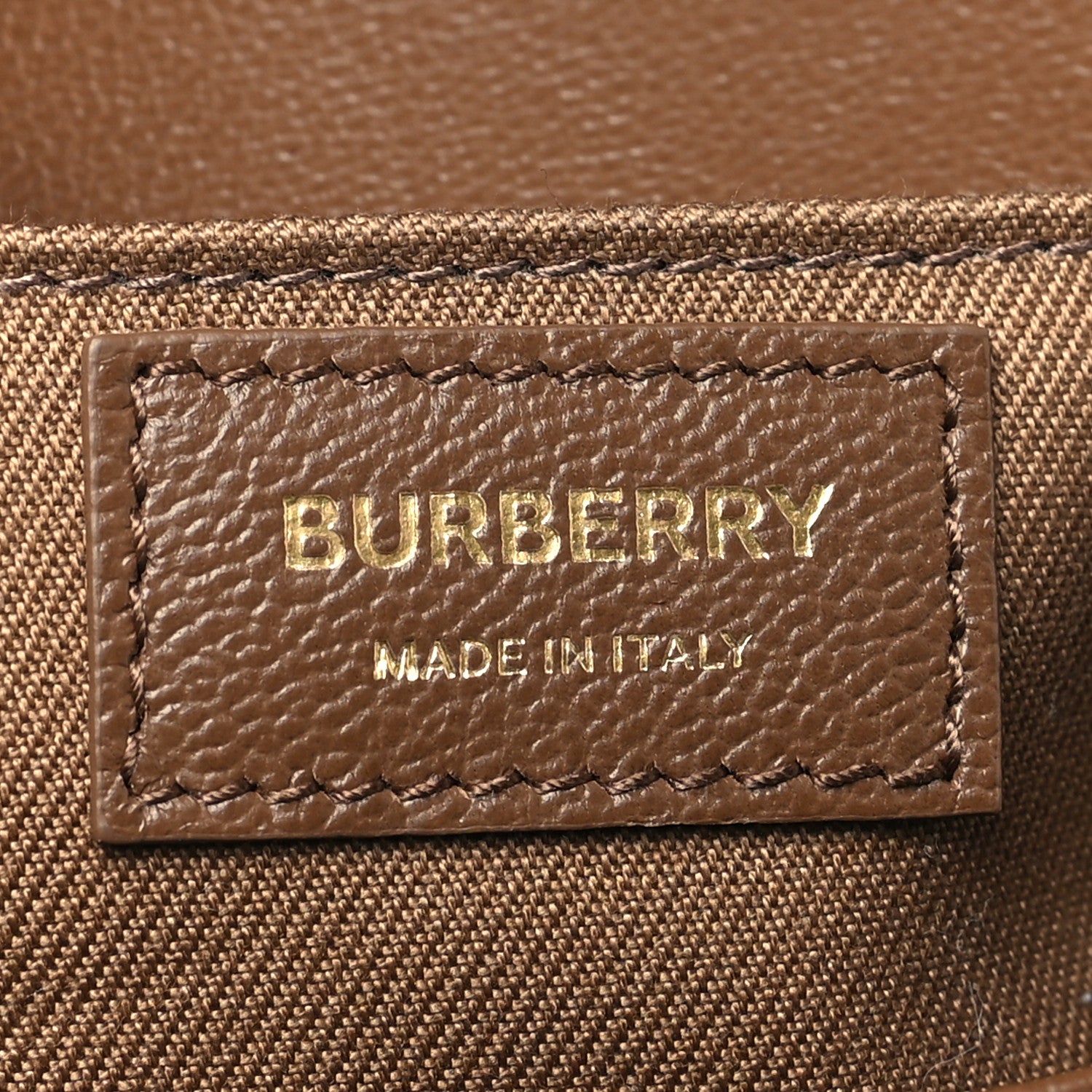 Burberry Grained Calfskin House Check Tartan Mix New Hampshire Earth 6 of 11