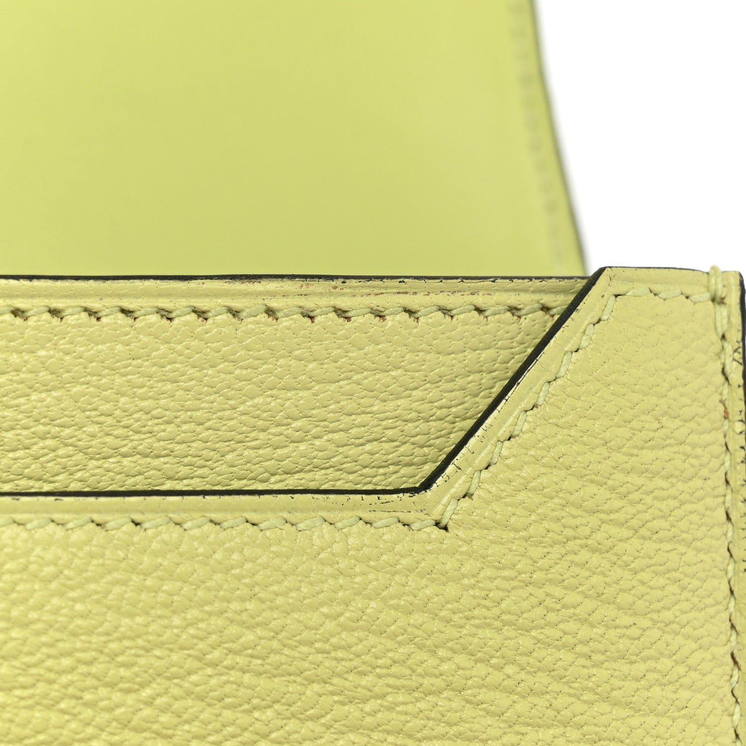 Hermes Chevre Mysore Mini Verrou Chaine Bag Jaune Bourgeon 10 of 11