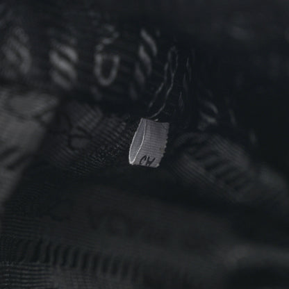 Prada Terry Cloth Mini Re-Edition 2000 Bag Celeste Black 7 of 11