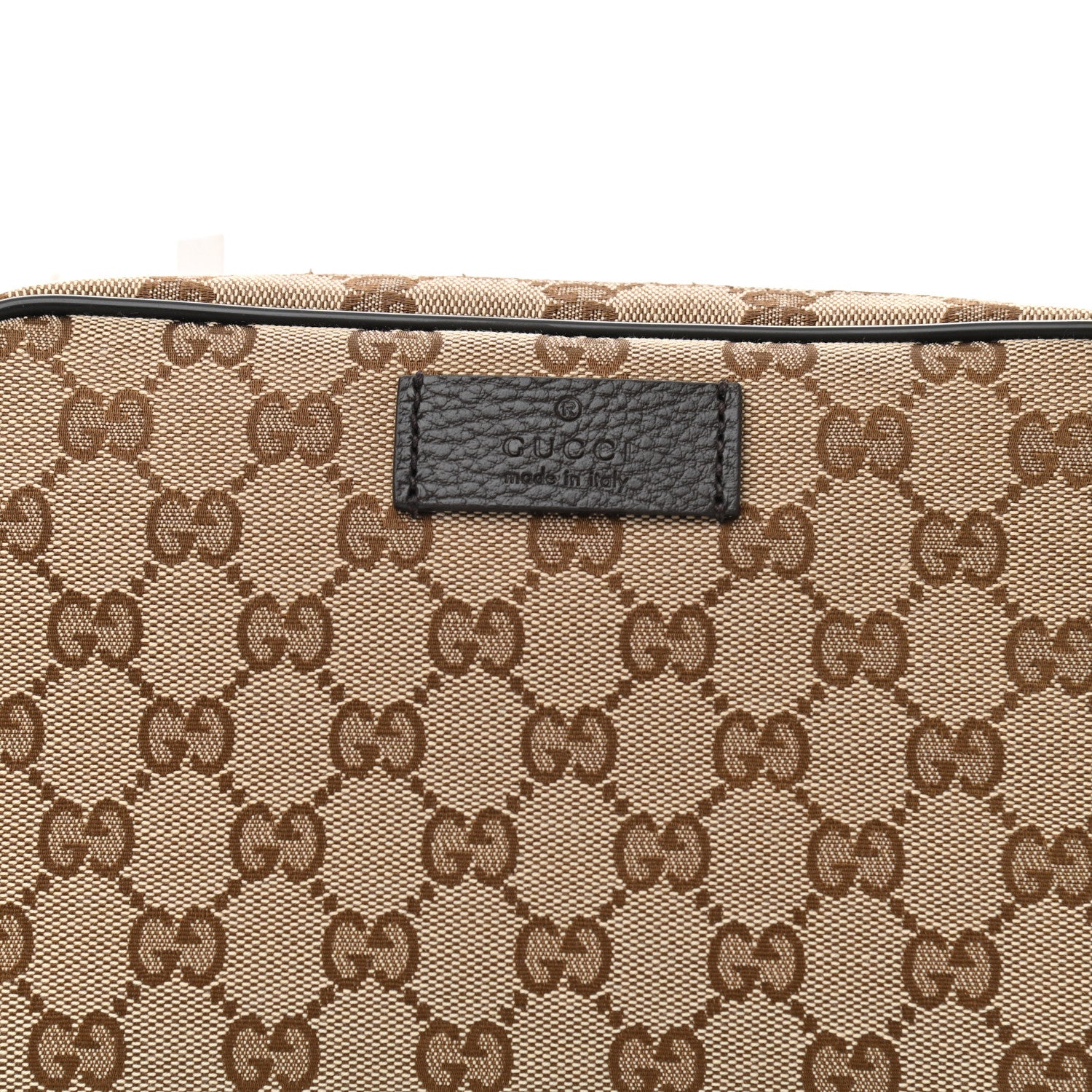 Gucci Monogram Belt Bag Dark Brown 8 of 10