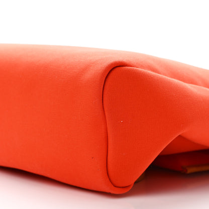 Hermes Military Toile Vache Hunter Herbag a Dos Zip Retourne Backpack Orange Mecano Fauve 8 of 8
