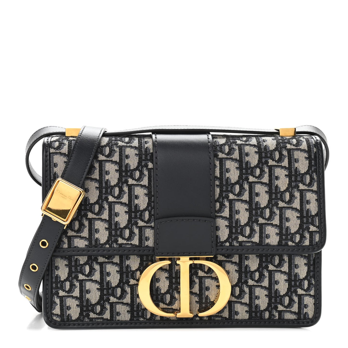 Oblique 30 Montaigne Chain Flap Bag Blue