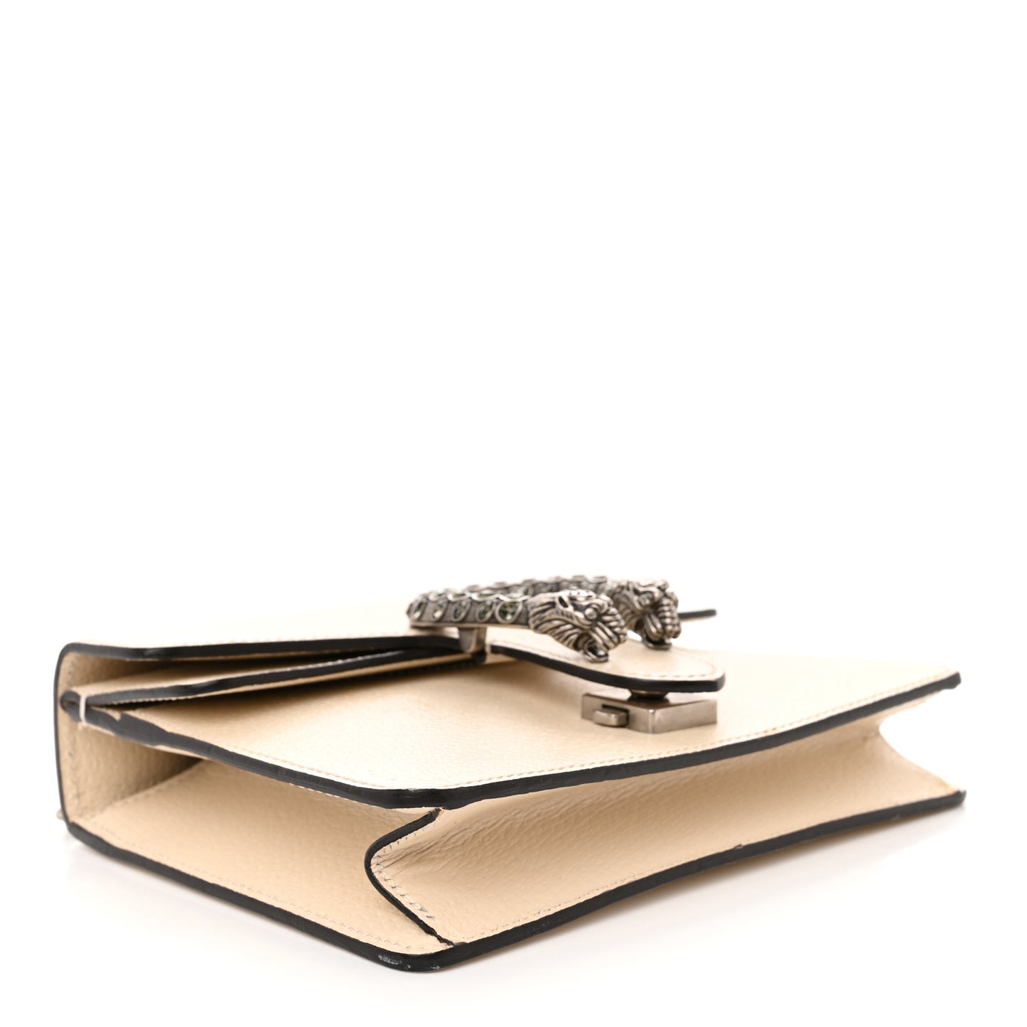 Dollar Calfskin Crystal Mini Dionysus Shoulder Bag Mystic White Black Diamond