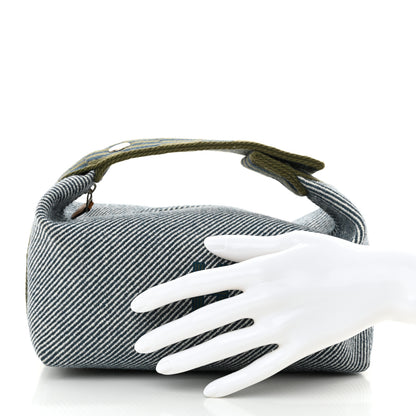 Hermes Wool Small Bride-A-Brac H Natte Pouch Bleu Abysse 2 of 9