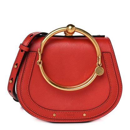 Chloe Calfskin Small Nile Bracelet Bag Earthy Red 1 of 12