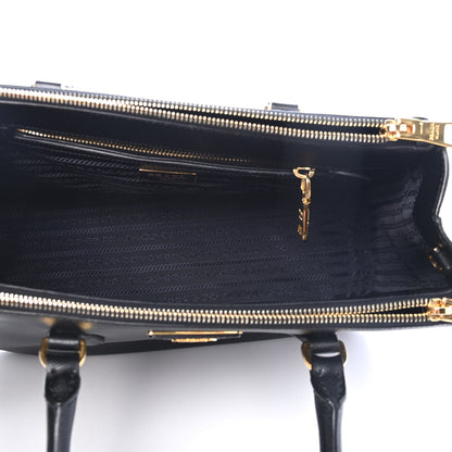 Prada Saffiano Small Galleria Double Zip Tote Black 4 of 4