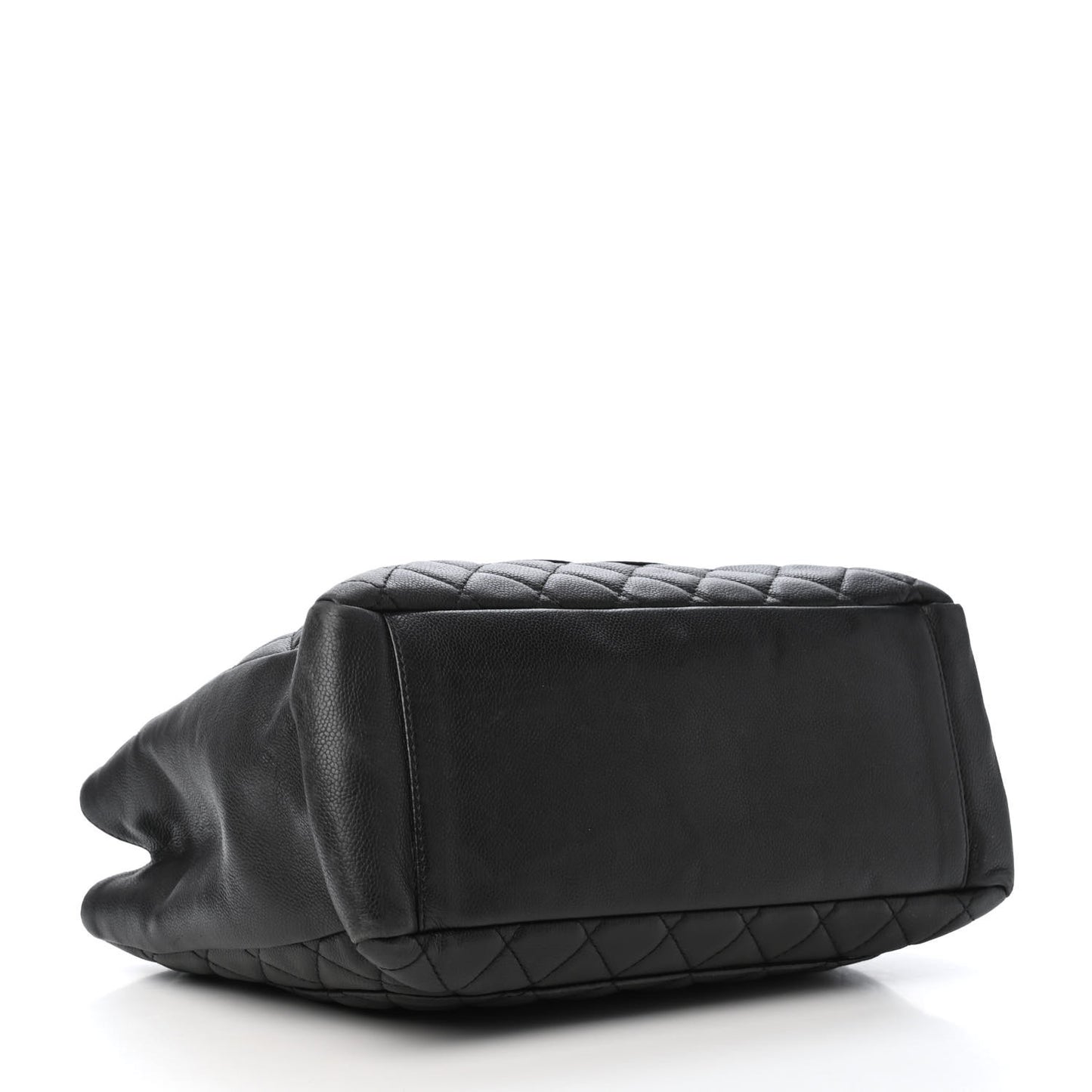 Caviar Quilted Grand Shopping Tote GST Black