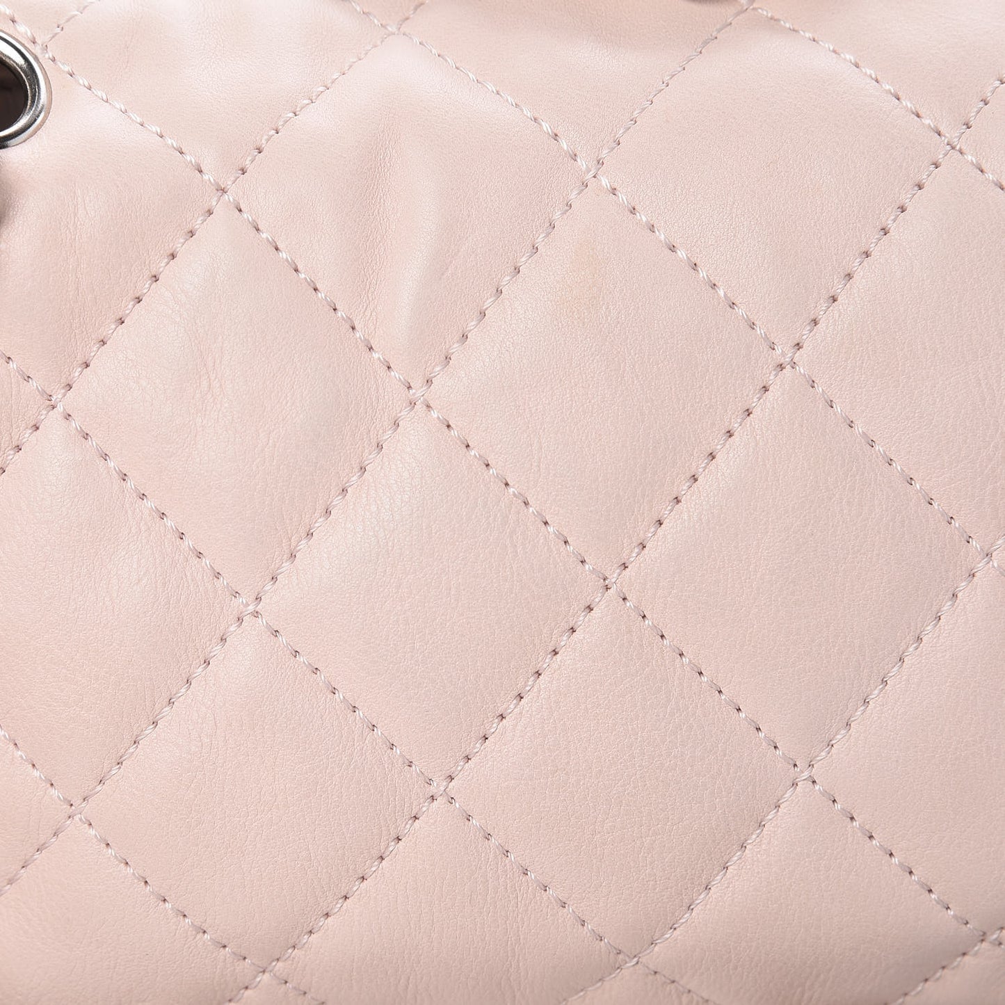 Calfskin Quilted Small Chain Me Flap Light Pink