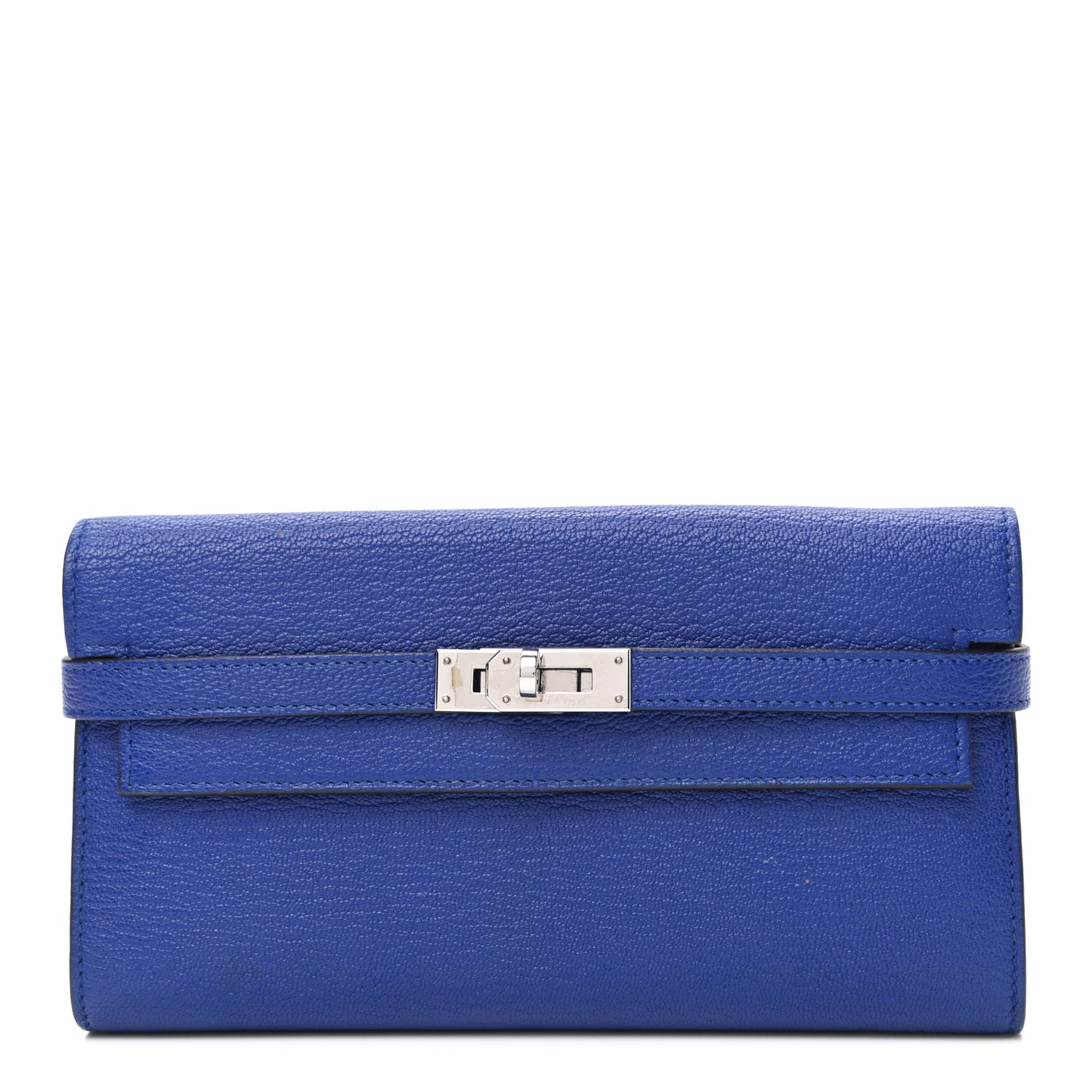 Chevre Mysore Kelly Longue Wallet Bleu Electrique