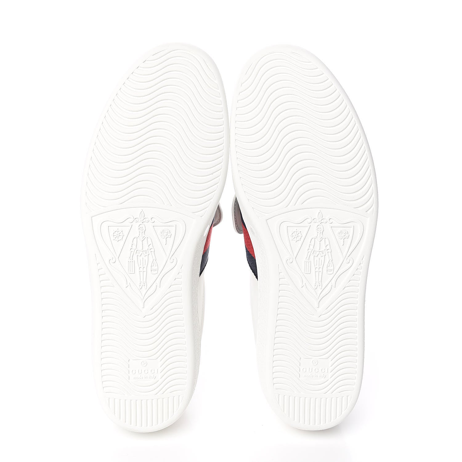 Gucci Calfskin Ayers Web Blind for Love Embroidered Mens Ace Sneakers 10.5 White 5 of 10