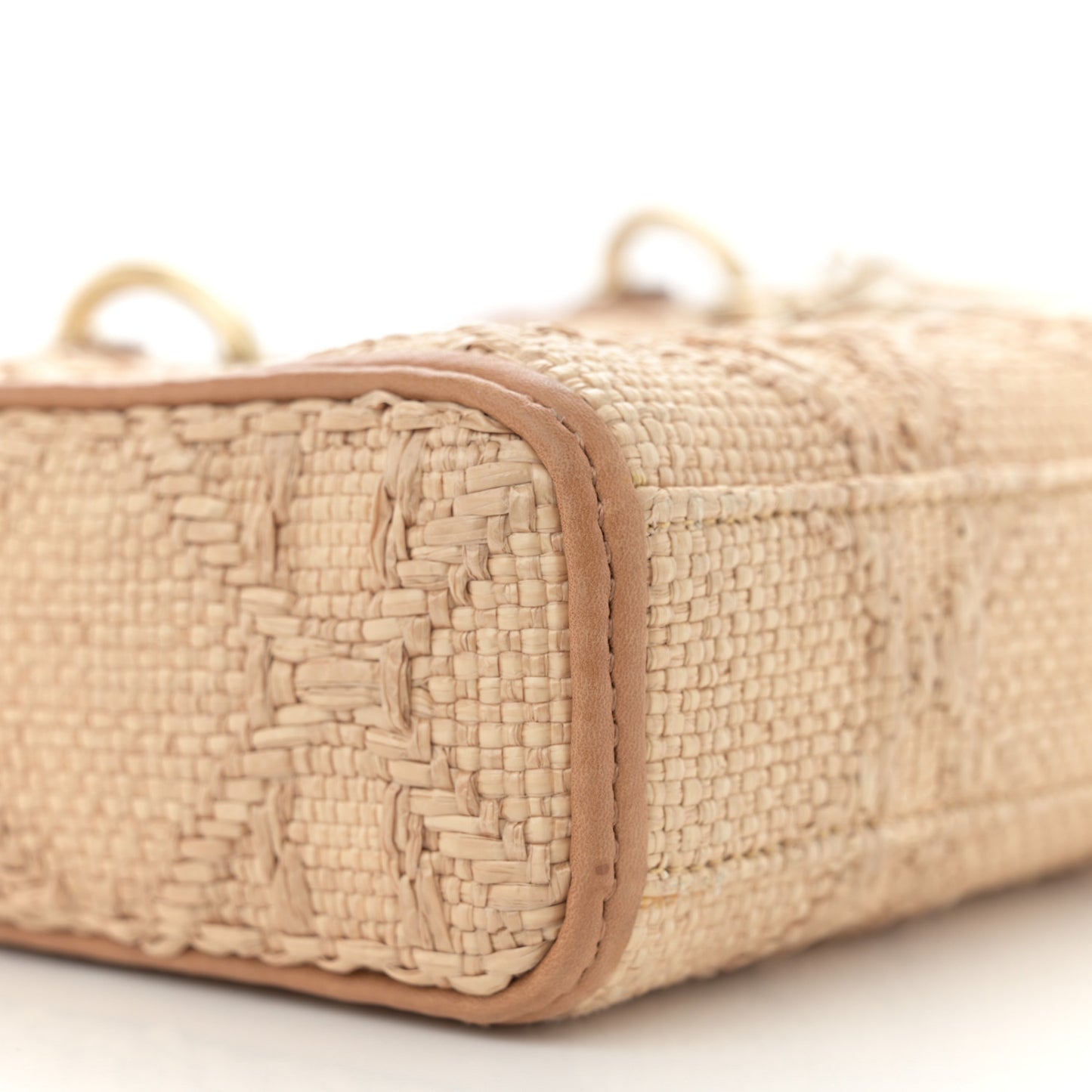 Raffia Macro Cannage Lady D-Joy Natural