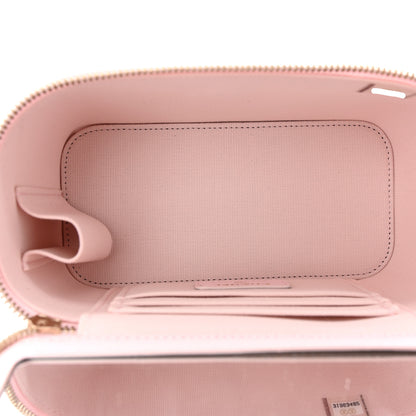 Chanel Lambskin Quilted Small Top Handle Vanity Case With Chain Light Pink 5 of 11