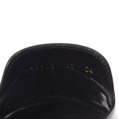 Gucci Malaga Kid Horsebit Slide Sandals 38 Black 8 of 9