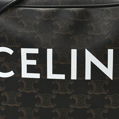 Celine Triomphe Canvas Medium Messenger Bag Black 7 of 13