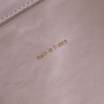 Chanel Leather Quilted Shoulder Tote White 9 of 12