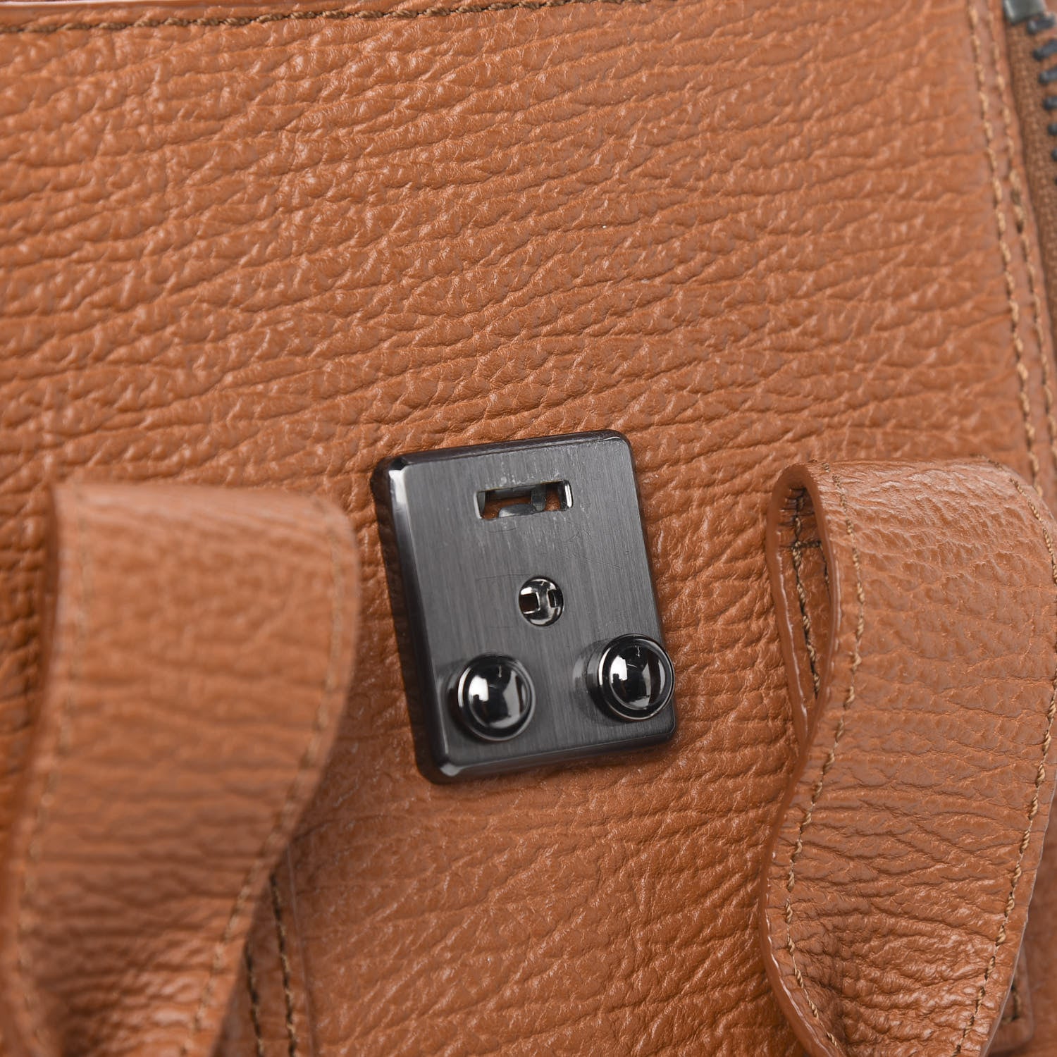 3.1 Phillip Lim 3.1 Textured Calfskin Mini Pashli Satchel Rust 12 of 12