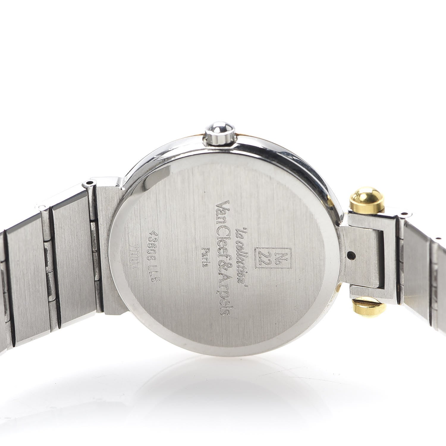 Van Cleef & Arpels Stainless Steel 24mm La Collection Quartz Watch 6 of 6