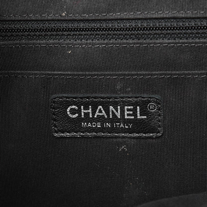 Chanel Calfskin Chevron Quilted Large Urban Spirit Backpack Black 6 of 12
